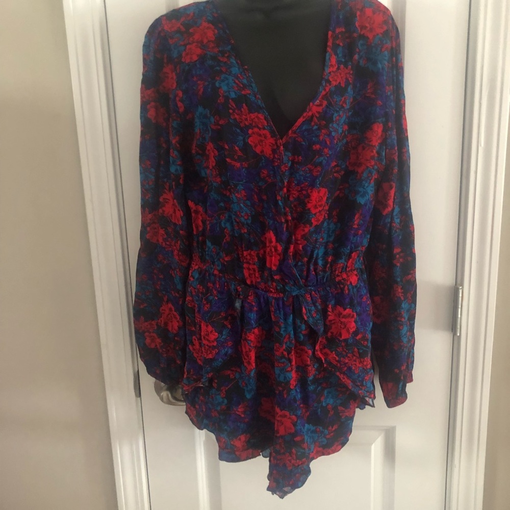 Floral Print Romper